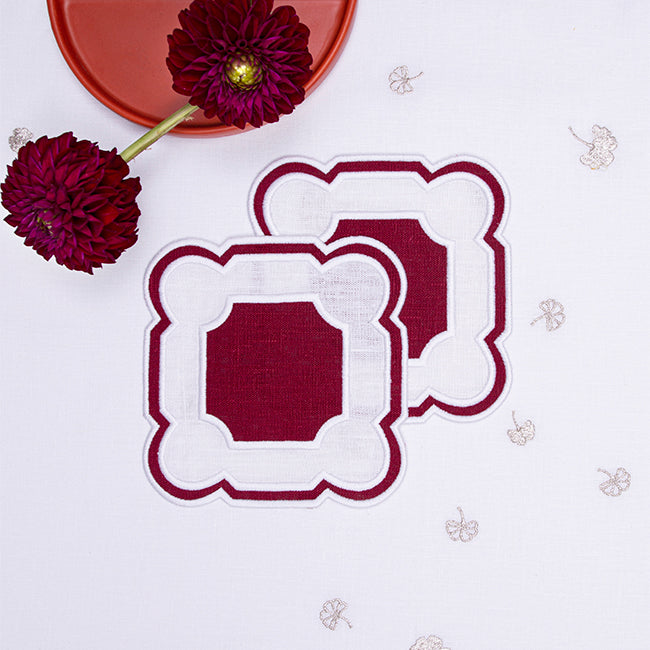 Boston Coaster - Burgundy