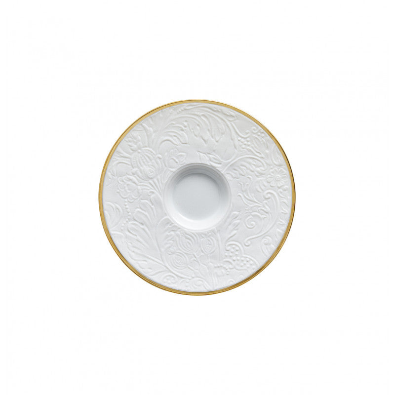 Italian Renaissance - Gold - Expresso or moka saucer 12cm