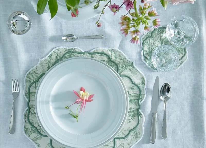 Fountain de Jouy Coaster - Green