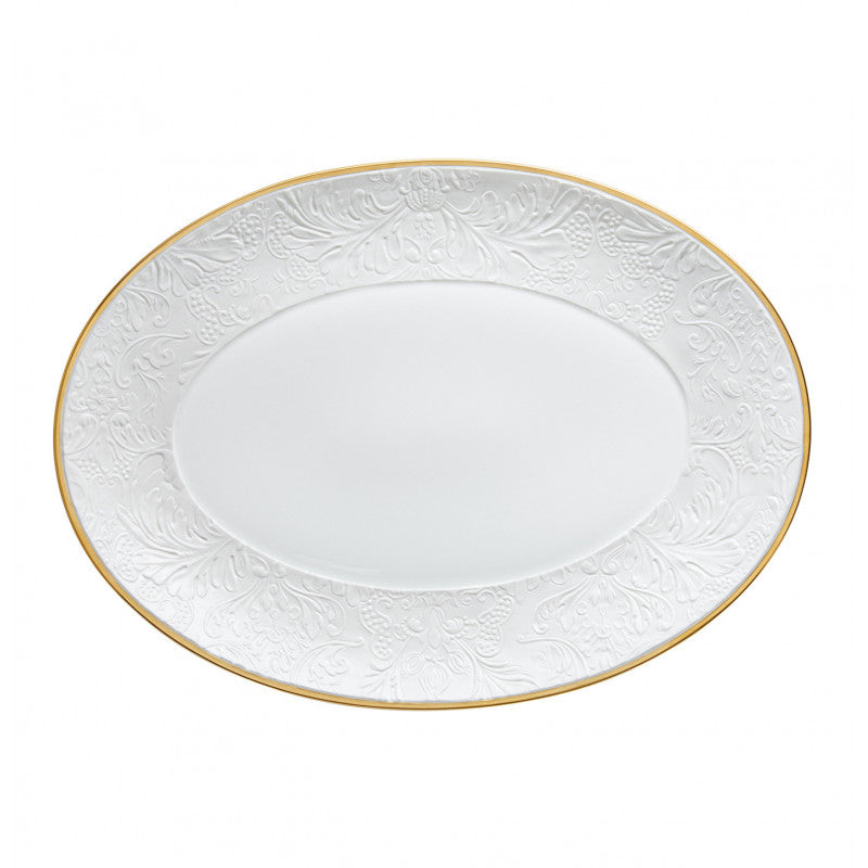 Italian Renaissance - Gold - Oval platter 36cm