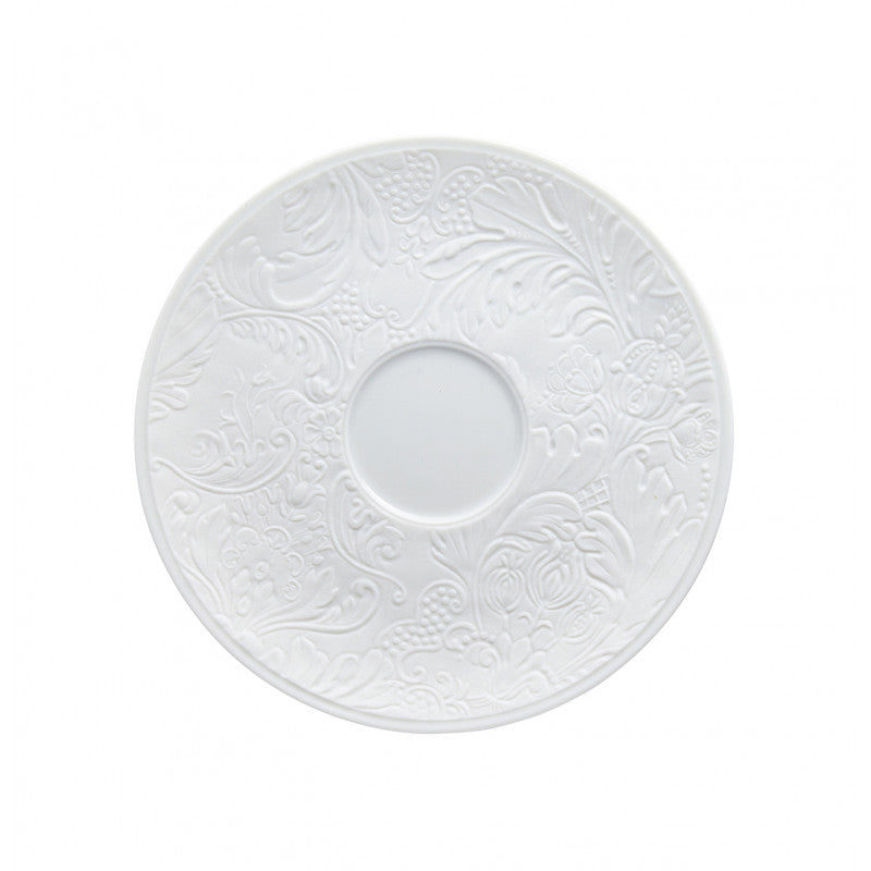 Italian Renaissance - White - Tea saucer extra