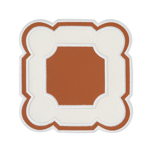 Boston Coaster Faux Leather - Cognac