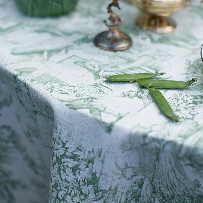 Jouy Tablecloth - Green