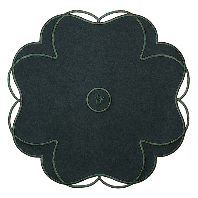 Jardin Placemat - Dark Green