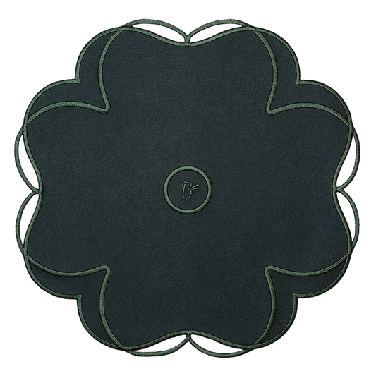 Jardin Placemat - Dark Green