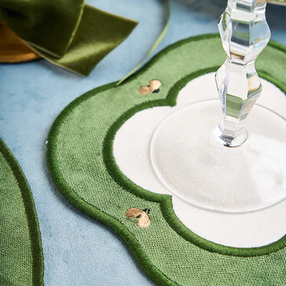 Golden Bees Coaster - Green