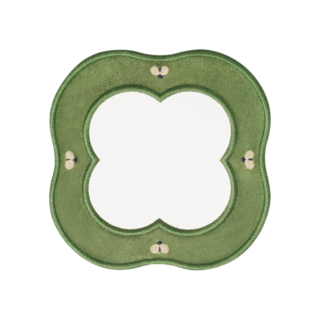 Golden Bees Coaster - Green