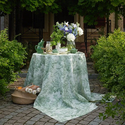 Jouy Tablecloth - Green