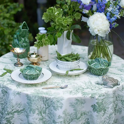 Jouy Tablecloth - Green