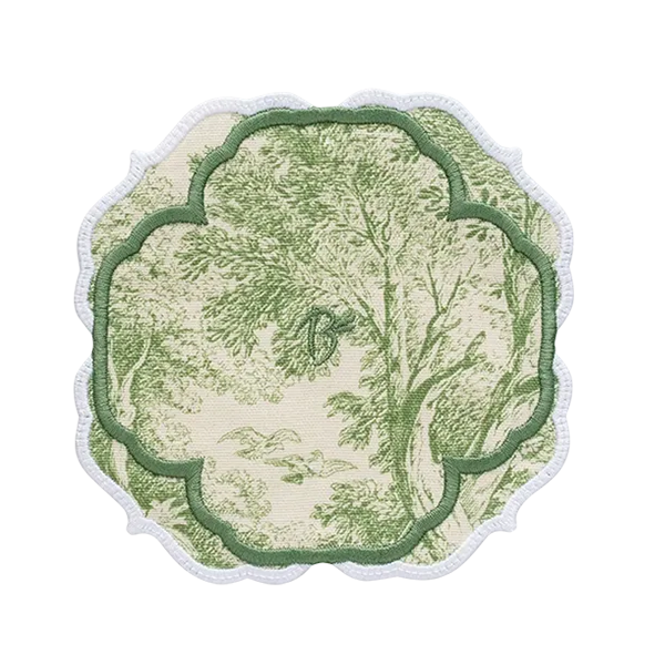 Fountain de Jouy Coaster - Green
