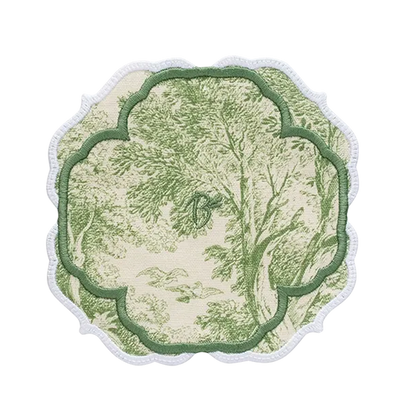 Fountain de Jouy Coaster - Green