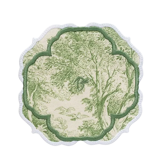 Fountain de Jouy Coaster - Green